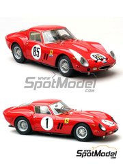 Renaissance Models 43-62-05: Car scale model kit 1/43 scale - Ferrari 250  GTO chassis 3987GT NART Team #1, 85 - Pedro Rodriguez (MX) + Ricardo  Rodriguez (MX), Roger Penske (US) - Paris